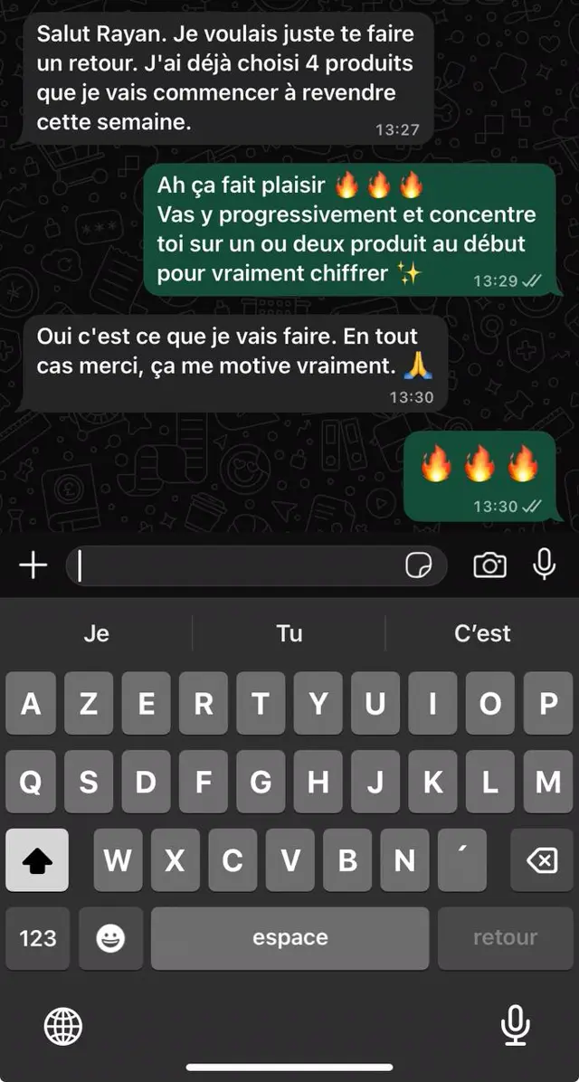 Témoignage client